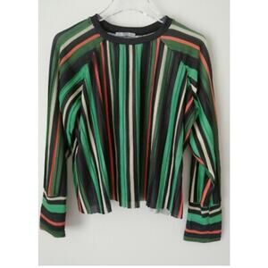 ZARA STRIPED top size M retro
